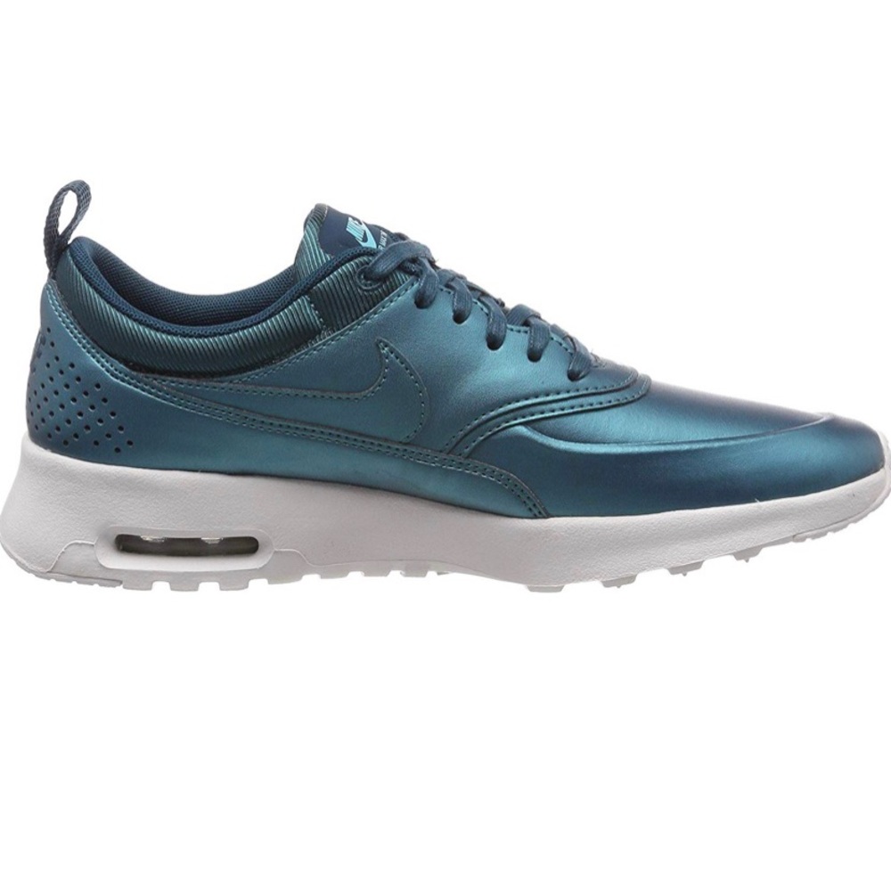 BRAND NEW Nike Air Max leather sneakers teal - Picture 7 of 8